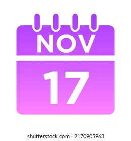 11- Nov - 17 Glyph Gradient