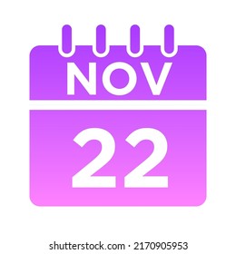 11- Nov - 22 Glyph Gradient