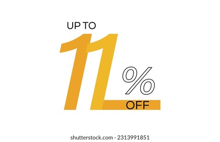 up to 11% off vector template, 11% off discount, 11 percent off discount sale background