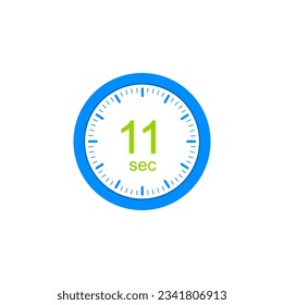 11 second timers Clocks, Timer 11 sec icon.