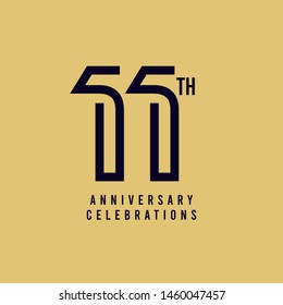 11 Th Anniversary Celebration Vector Template Design Illustration