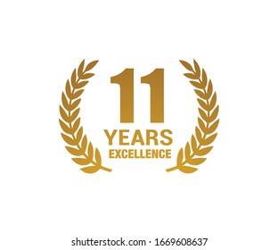 11 years of excellence of a business