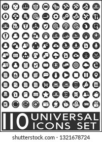 110 big universal icon set