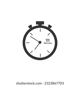 111 minutes timers Clocks, Timer 111 min icon.