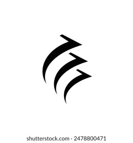 111 resembles sheets of money or paper logo