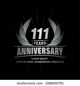 111 vector and illustration template.