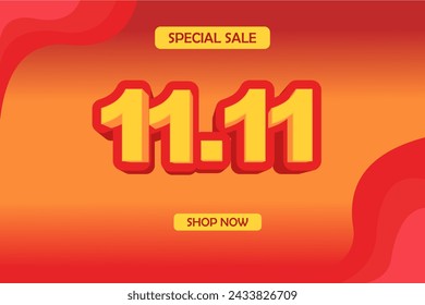 11.11 SALE VECTOR BACKGROUND EPS FILE FREE FOR DOWNLOAD