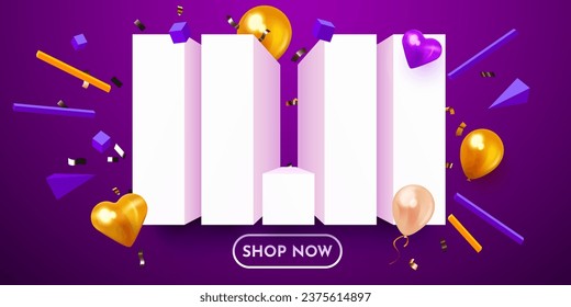 11.11 Shopping day sale. Global shopping world day. 11.11 Crazy sales online. Vector illustration