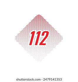 112 emergency text information sign