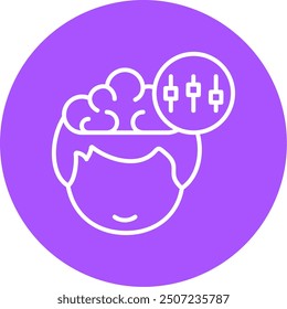 113 - Setting Line Multi Circle Vector Icon Design