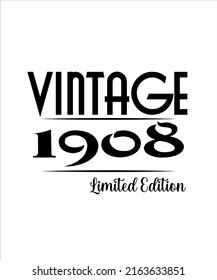 114th Birthday Vintage Legends Born In June 1908 114 Years Old