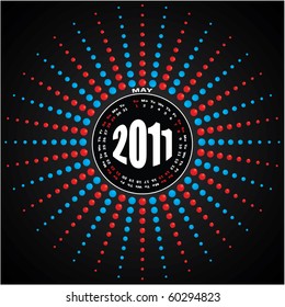11.Calendar for 2011.Vector.