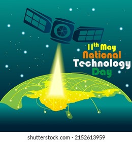 11th May National Technology Day illustration. 