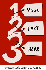 1,2, 3,label