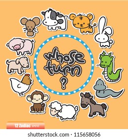 12 Animals Zodiac