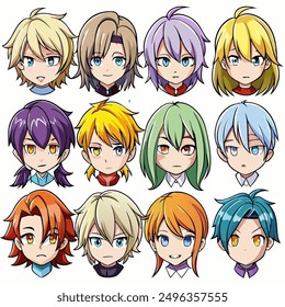 12 Anime Face Styles With Hairstyles