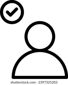 12 avatar single vector line icon