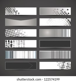 12 blank banner designs