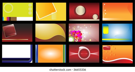 12 business cards
