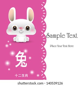 12 Chinese Zodiac animal - rabbit