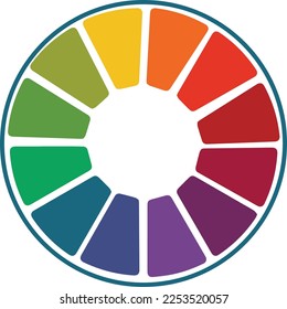 12 circle sections vector.Infographics for business concept. Can be used for presentations banner, workflow layout, process diagram, flow chart, info graph