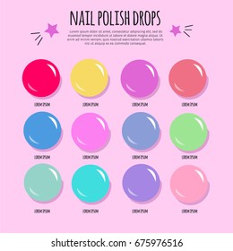 12 Color Blobs, Isolated On White Background, Vector Illustration in modern flat style