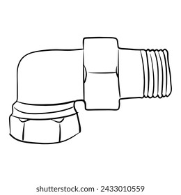 12 Corner union - Use for valves