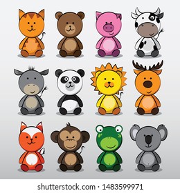 12 Cute Baby Animals  Collection for Kids