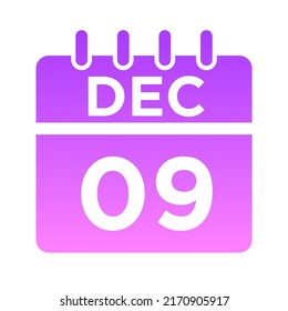 12- Dec - 09 Glyph Gradient