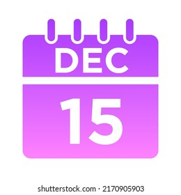 12- Dec - 15 Glyph Gradient