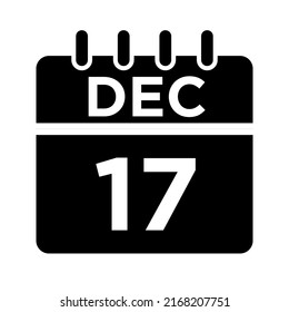 12-dic - 17 Ícono negro glifo