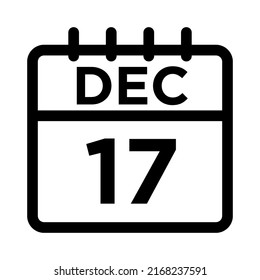 12-dic - Icono negro de 17 líneas