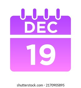 12- Dec - 19 Glyph Gradient