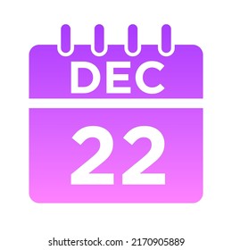 12- Dec - 22 Glyph Gradient