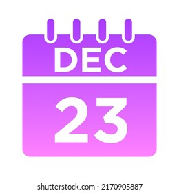 12- Dec - 23 Glyph Gradient