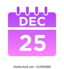 12- Dec - 25 Glyph Gradient