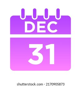 12-Dec - 31 Glyph-Farbverlauf