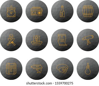 12 decent icon sheet of universal
