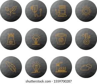  12 decent icon sheet of universal
