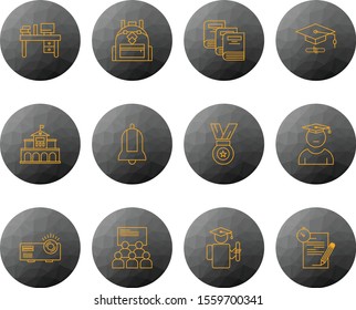 12 decent icon sheet of universal
