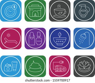 12 decent icon sheet of universal
