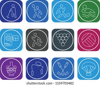  12 decent icon sheet of universal
