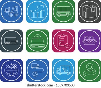  12 decent icon sheet of universal
