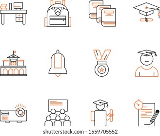12 decent icon sheet of universal

