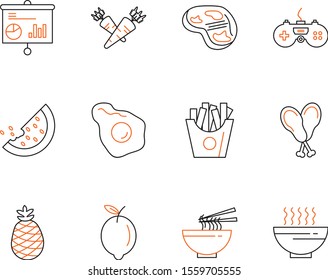 12 decent icon sheet of universal
