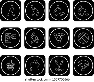  12 decent icon sheet of universal
