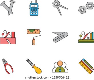  12 decent icon sheet of universal
