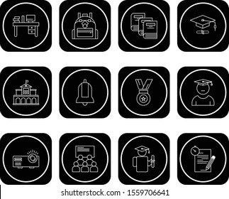 12 decent icon sheet of universal
