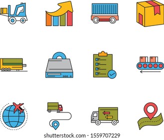  12 decent icon sheet of universal
