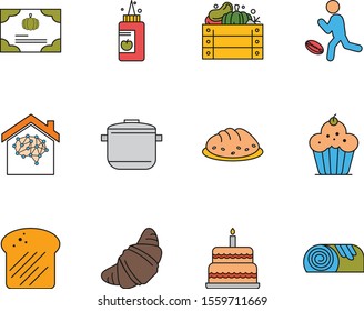 12 decent icon sheet of universal
